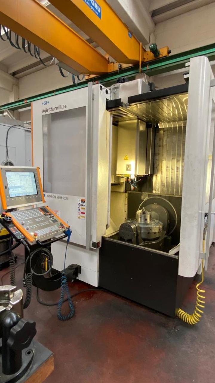 Centro di lavoro Mikron HEM 500U - Full machine photo 