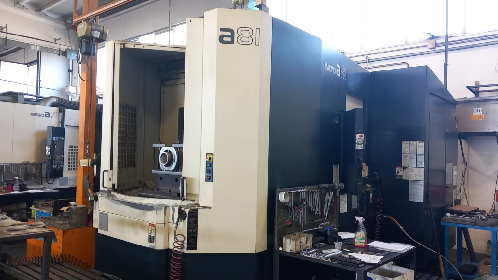 Centro di lavoro orizzontale Makino A81 - Foto integrale macchina 