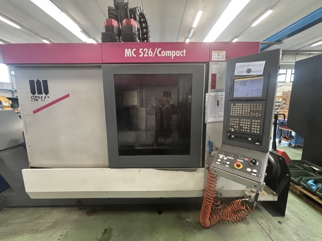 Centro di lavoro verticale Stama MC 526C - TWIN - Foto integrale macchina 