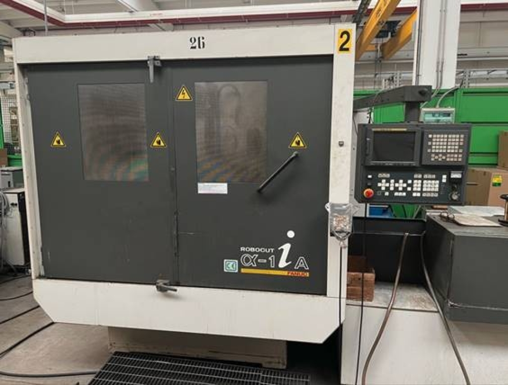 Elettroerosione a filo FANUC ROBOCUT Alfa-1iA - Foto integrale macchina 