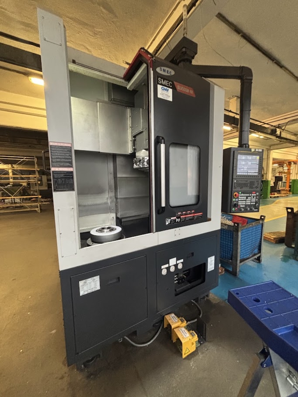 Tornio verticale CNC SMEC SLV 500M - Foto integrale macchina 