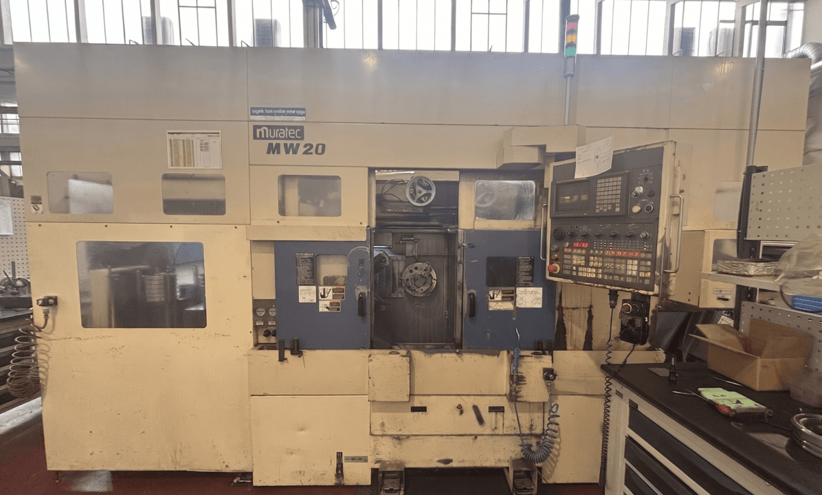 Tornio bimandrino frontale Muratec MW 20