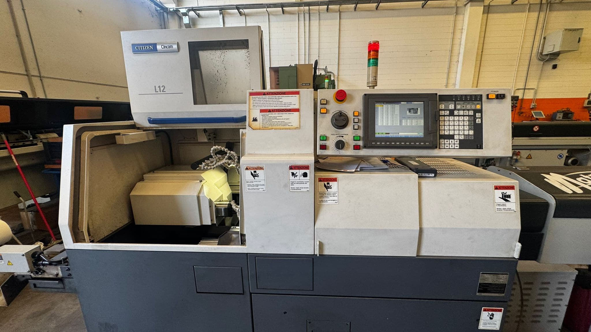 Tornio CNC a fantina mobile Citizen L12
