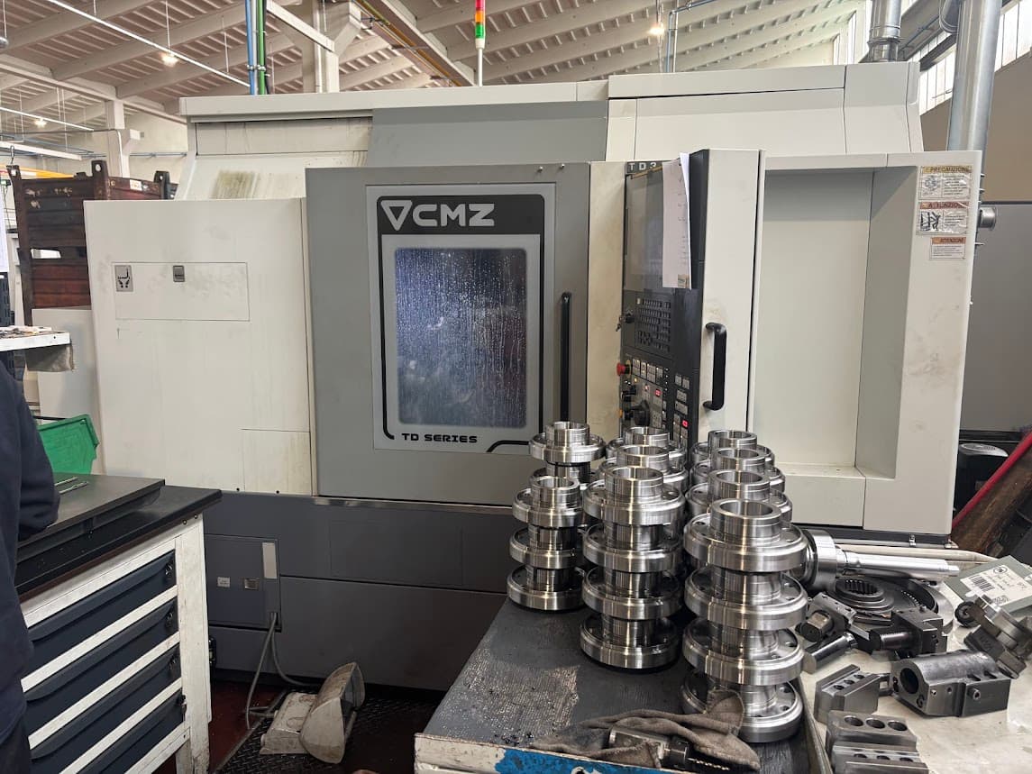 Tornio CNC da ripresa motorizzato CMZ TD35Y