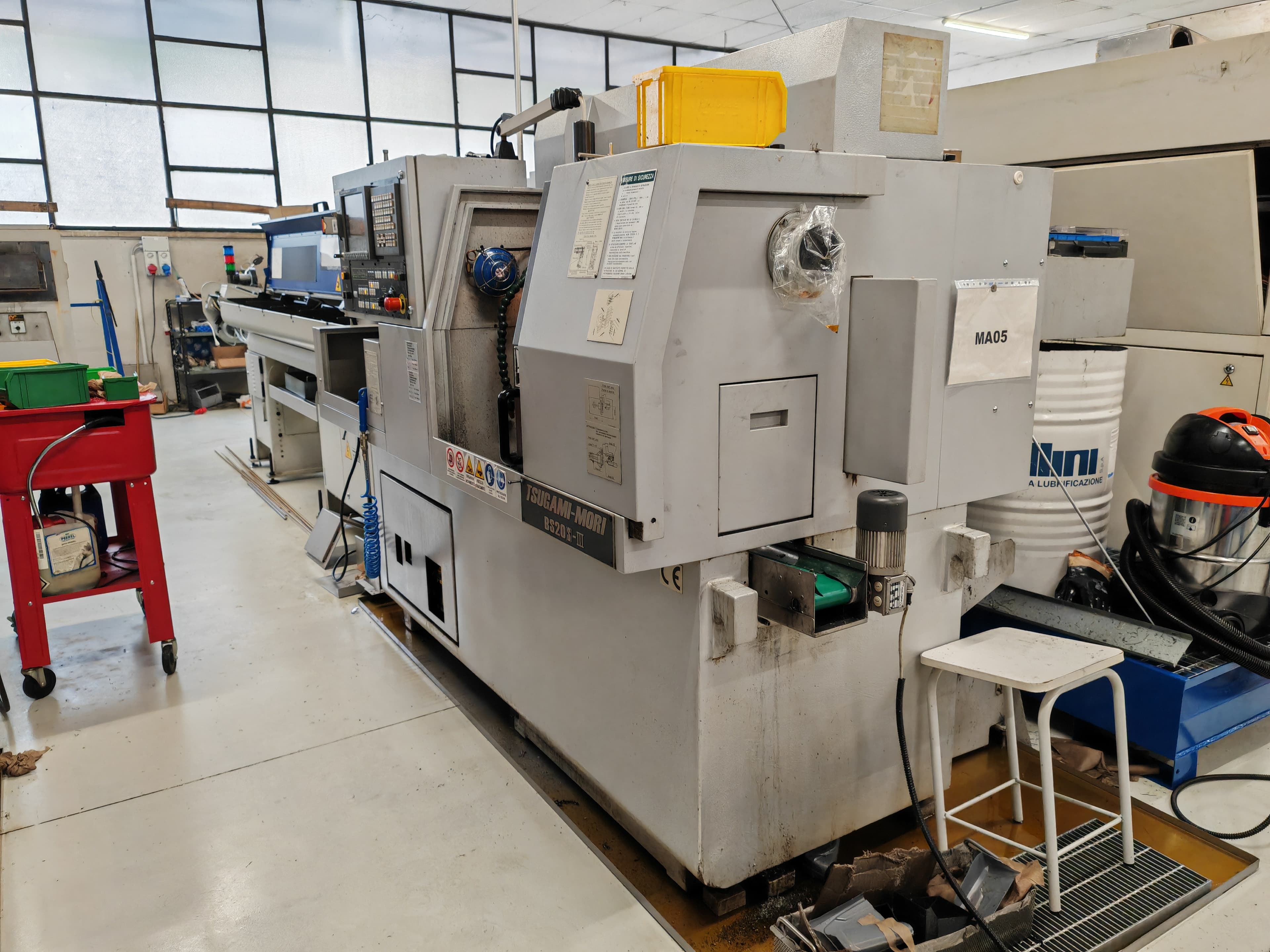 Tornio CNC a fantina mobile Tsugami B20-S III