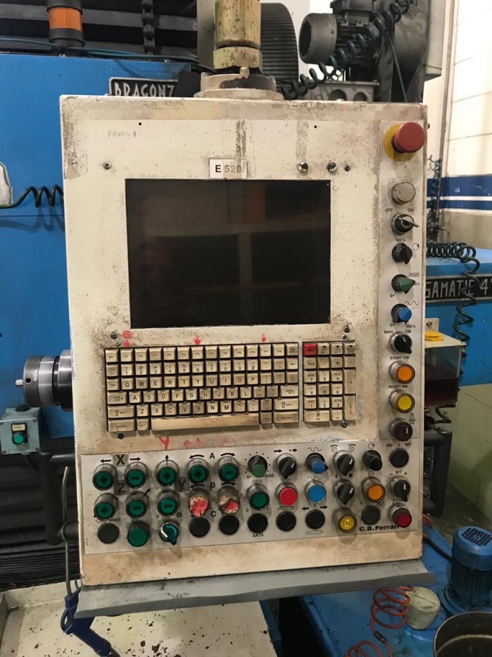 Alesatrice BRAGONZI CREUSAMATIC 4 Foto pannello di controllo 