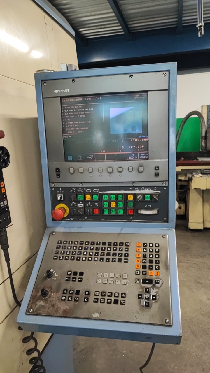 Centro Di Lavoro Famup MCX 1200 Foto pannello di controllo 