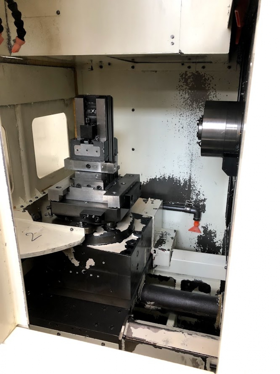 Centro Di Lavoro Orizzontale Kitamura HX250i Foto zona di lavoro 