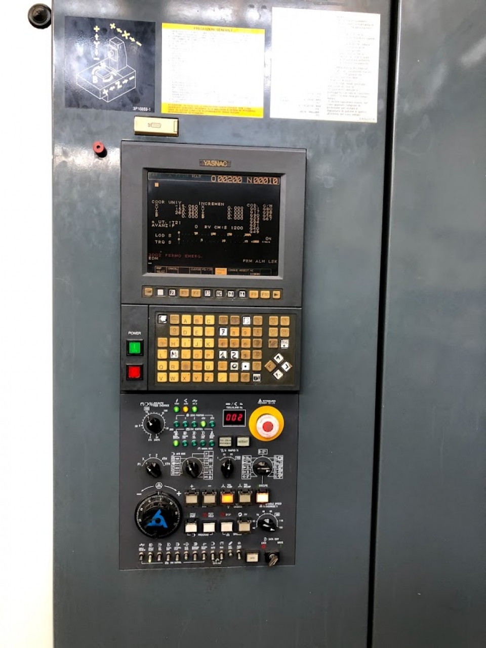 Centro Di Lavoro Orizzontale Kitamura HX250i Foto pannello di controllo 