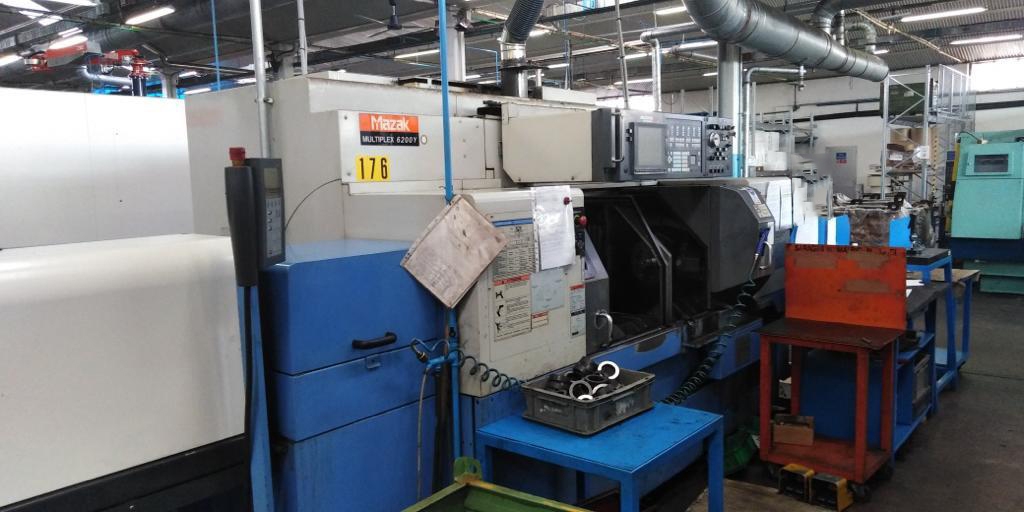 TORNIO CNC ORIZZONTALE TESTA FISSA MAZAK MULTIPLEX 6200Y