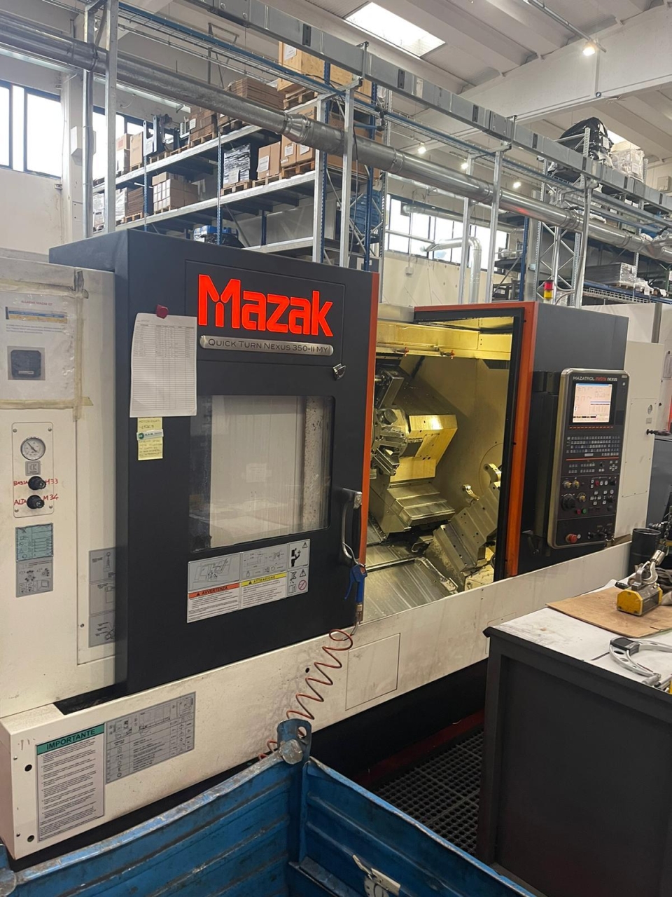 Tornio Motorizzato Mazak QTN-350MY II X 1500 Foto facoltativa 2 