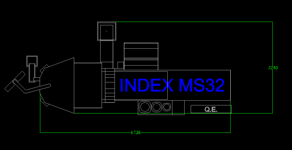 Tornio Plurimandrino Index MS 32 Compact Foto facoltativa 5 